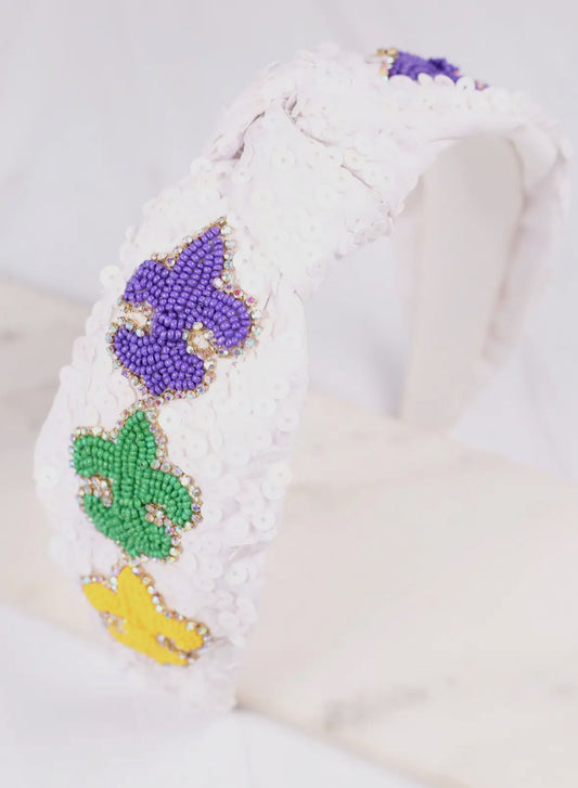 Mardi Gras Headband