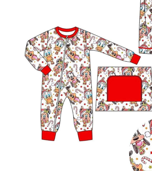Boys Disney Christmas PJ Onesie