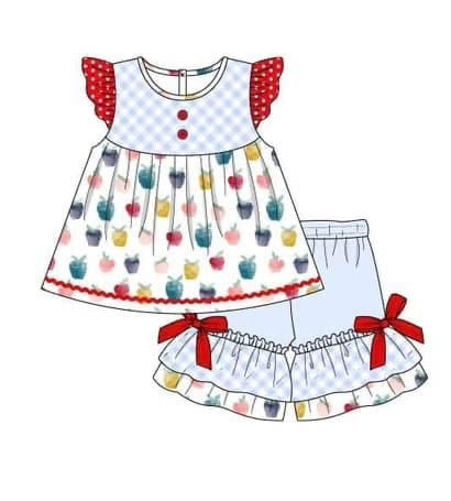 watercolor apple set