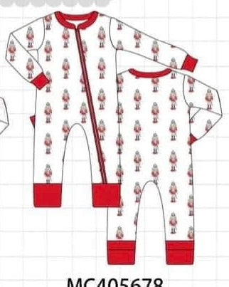 Boys Nutcracker Christmas Romper