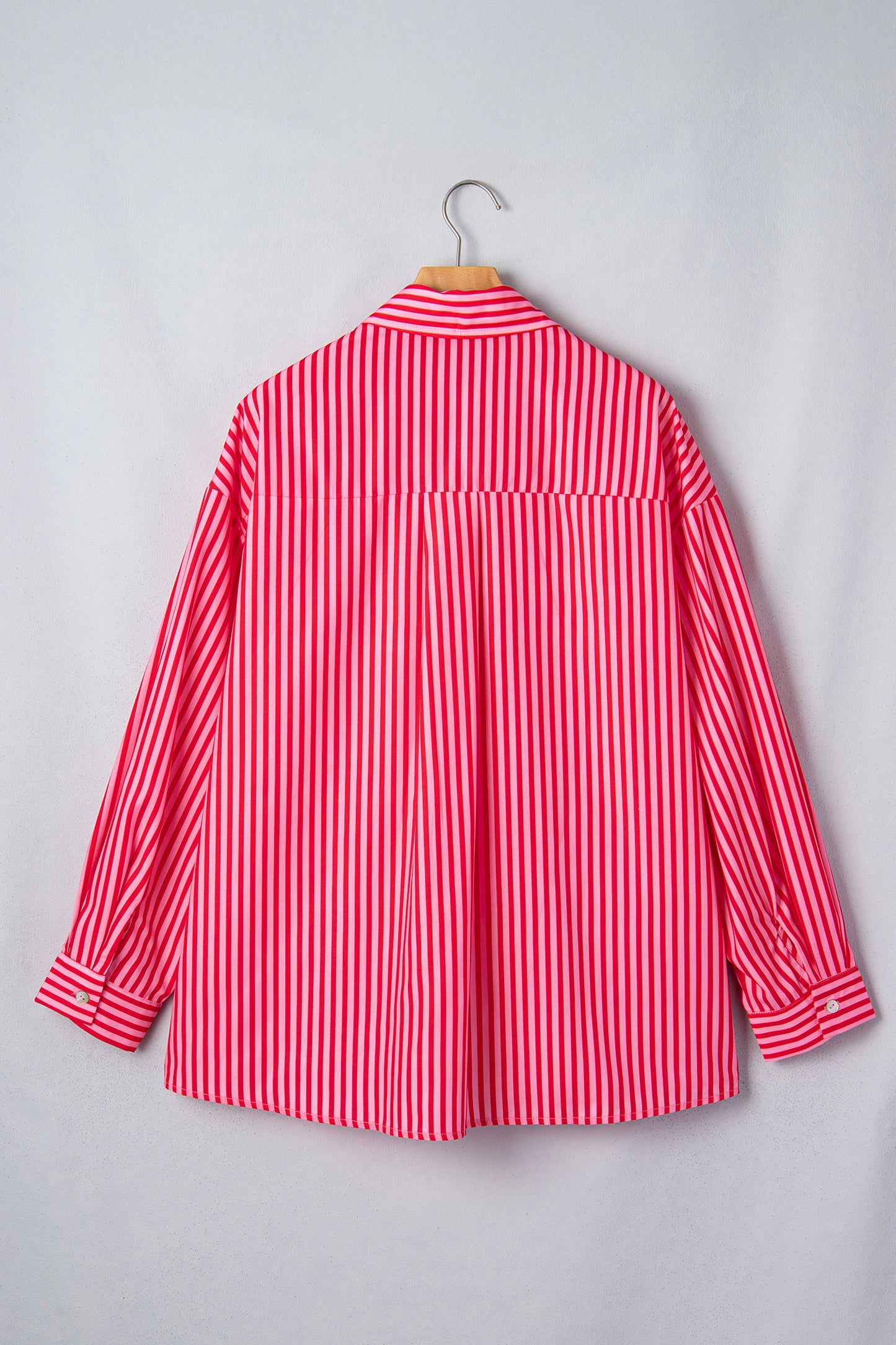 Button-Up Shirt Long Sleeve Patch Pocket Casual Shirt