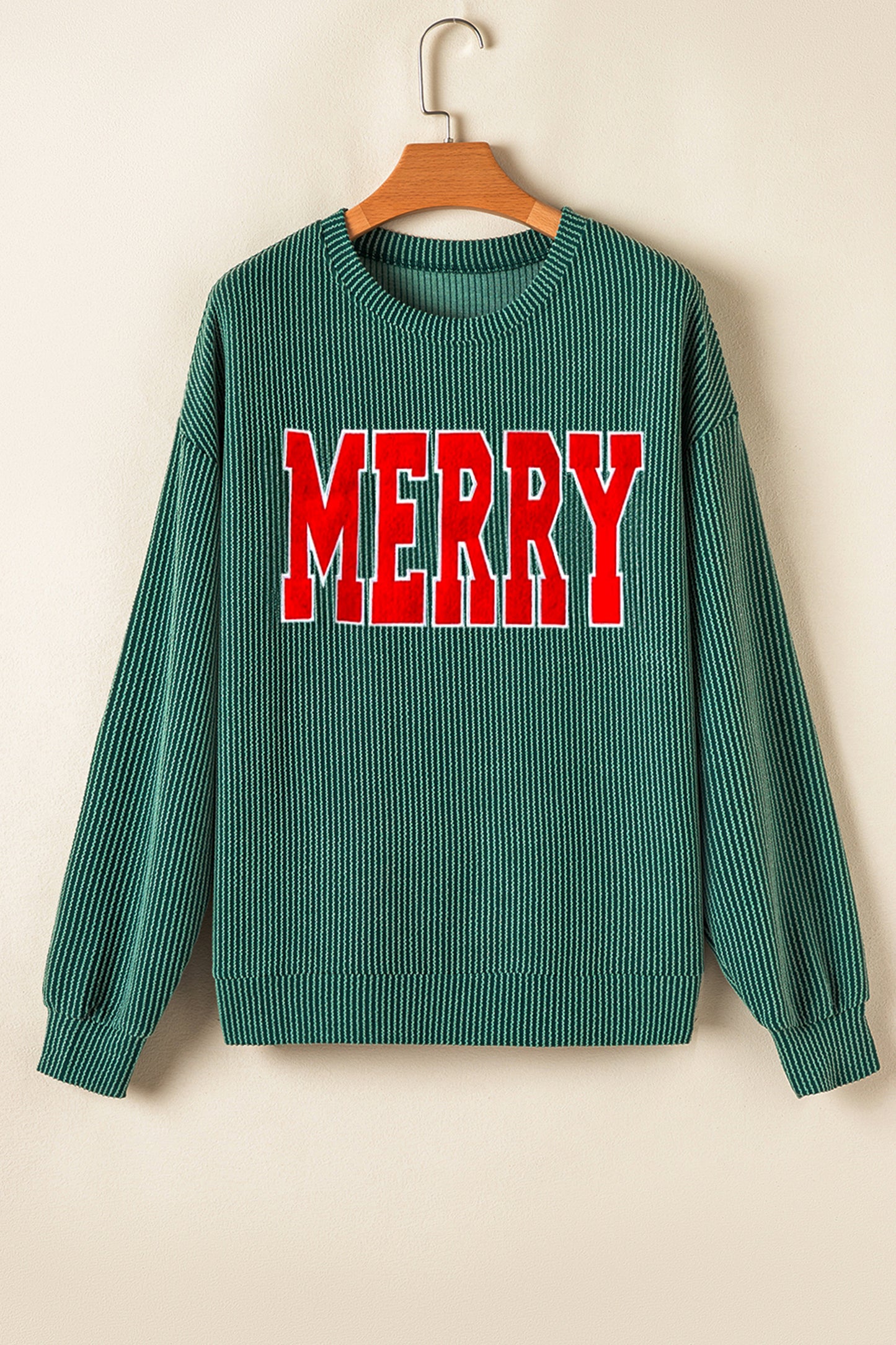 JOLLY Corded Long Sleeve Top and Pockets Pants Set